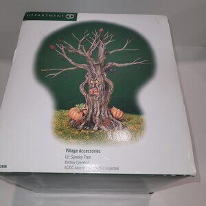 Department 56 Snow Village Halloween Village Accessories Lit Spooky Tree